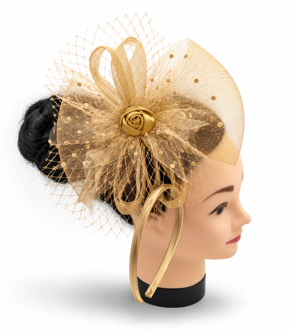 Classic Mesh Headband Fascinator - Image 2