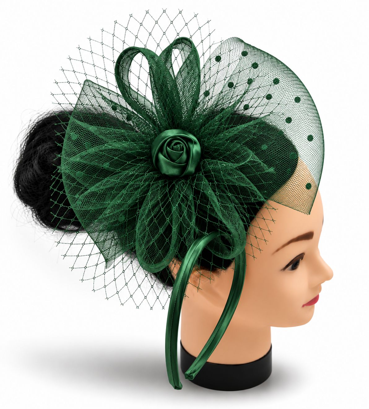 Classic Mesh Headband Fascinator - Image 7