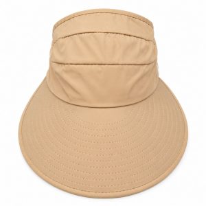 Wide-Brim Sun Visor Hat