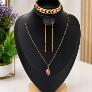 Wooden Base Neck Set Display