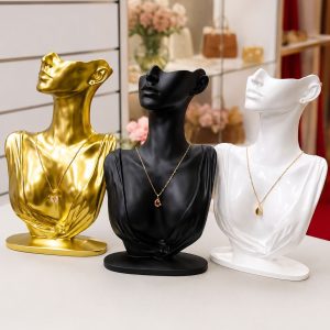 Ceramic Jewelry Display Bust