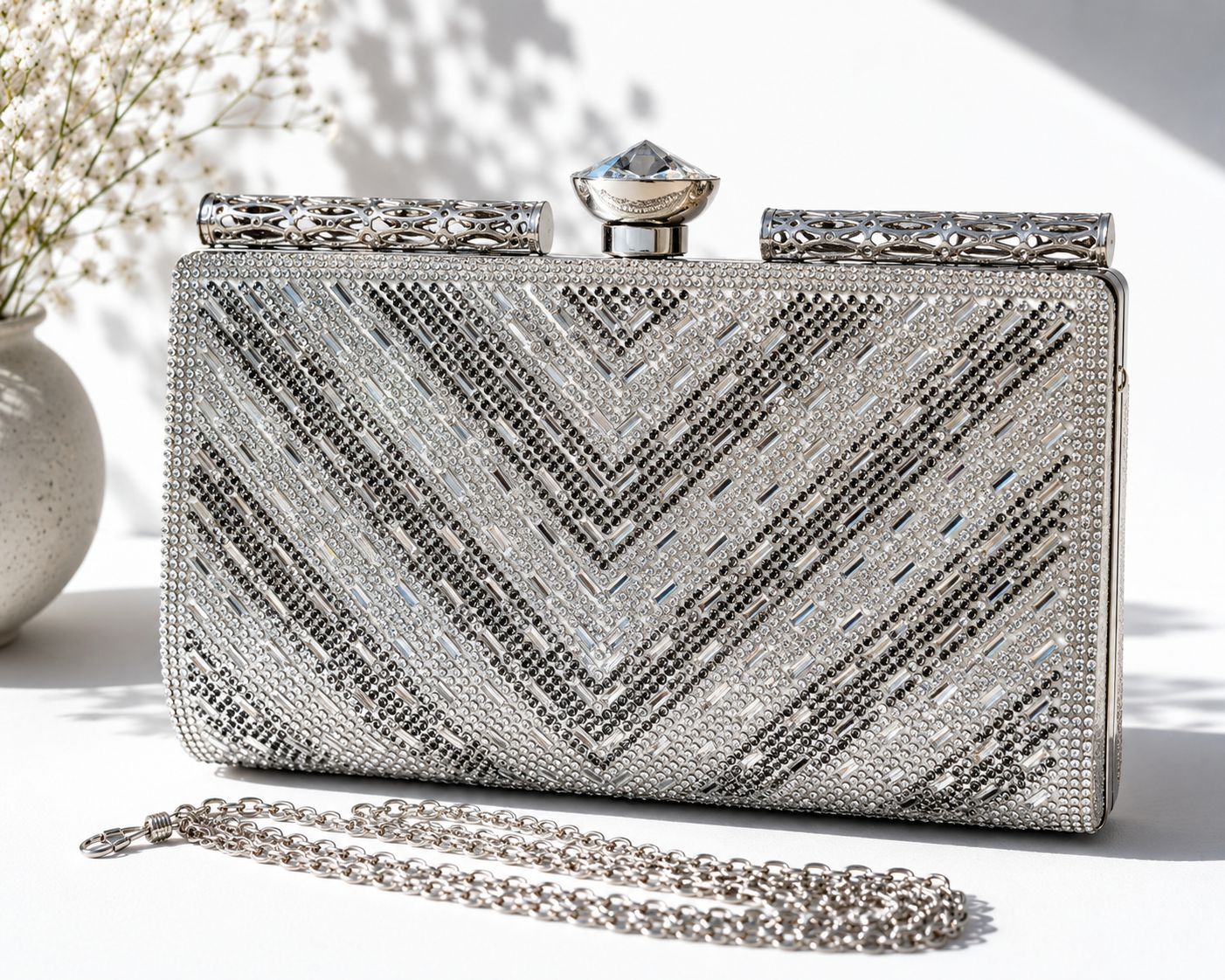 Luxury Evening Clutch Bag - Image 7