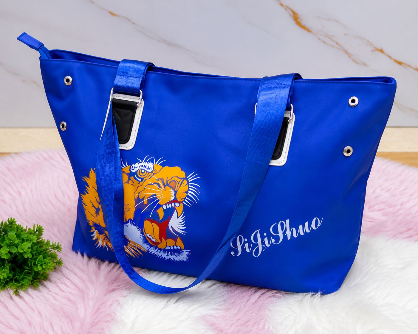 Tiger Print Tote Bag - Image 4