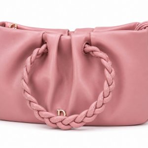 Braided Handle Shoulder Bag
