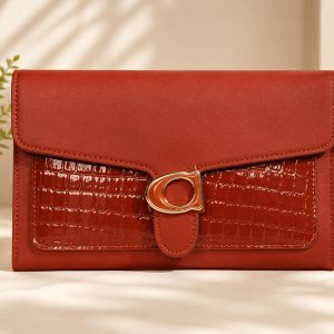 Textured Envelope Clutch Bag